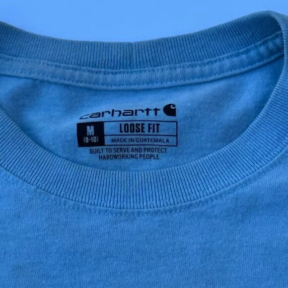 Carhartt blue short sleeve pocket tee - Picture 2 of 3